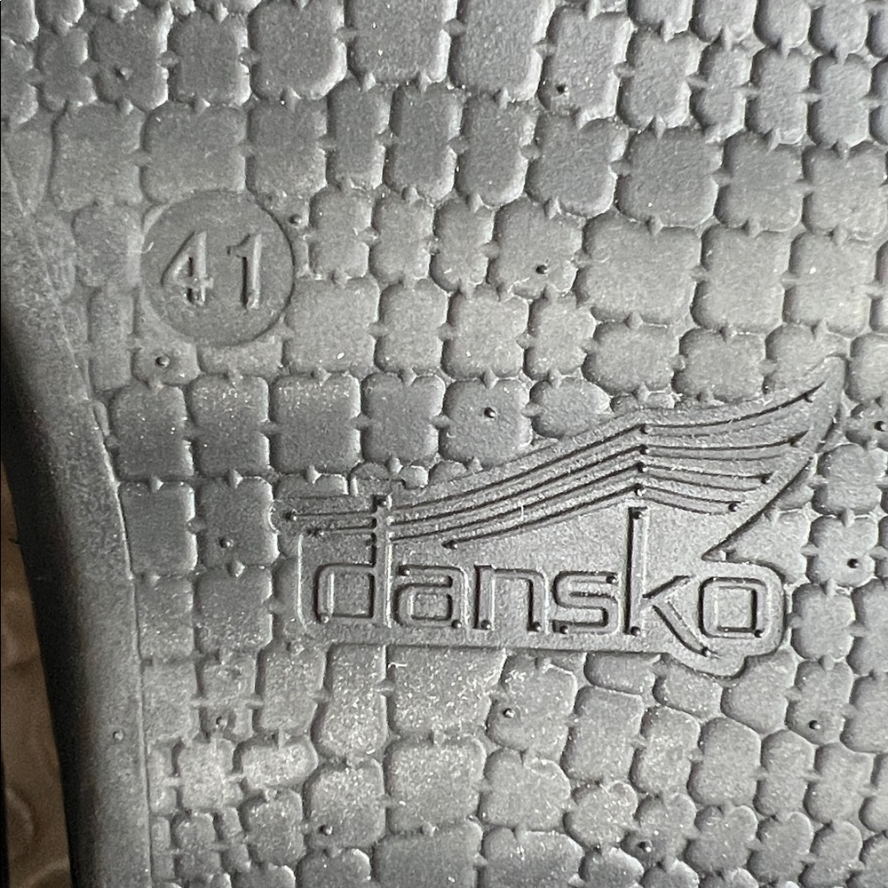 Dansko Black Leather Mary Jane Flats with Buckle - Picture 8 of 8